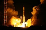 A Proton rocket during liftoff (Credits: Roscosmos).