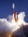 Launch of ROSAT on top of a Mcdonnell Douglas Delta II on June 1, 1990 (Credits: NASA).