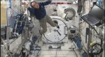 Flight Engineer Furukawa making a catch aboard ISS (Credits: NASA).