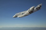 Virgin Galactic SpaceShipTwo in a test flight