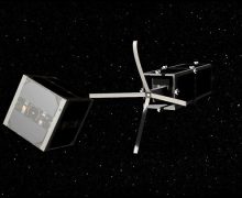 Active debris removal satellites like the proposed CleanSpace One will be limited in their targets by debris ownership issues (Credits: EPFL).