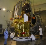 A Russian report blames space radiation for the failure of the Phobos-Grunt spacecraft (see here above during pre-launch preparations), but the report raises as many questions as it tries to answer (Credits: Roscosmos).