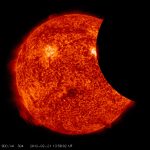 Solar Dynamics Observatory Captures Partial Eclipse