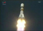 A Soyuz-U carrying the Progress M-13M resupply vessel to ISS (Credits: Roscosmos/NASA).