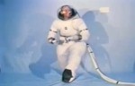 Spacesuit being tested (Credits: NASA)