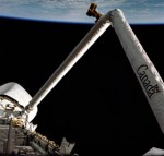 MDA's Canadarm flew for the first time on Space Shuttle mission STS-2, Nov. 1981 (Credits: NASA).