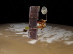 NASA's Mars Odyssey spacecraft has been orbiting the planet since October 24, 2001 (Credits: NASA).