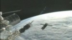 Progress M-15M successfully completed second and third rendezvous stages before failing to dock with ISS (Credits: NASA).