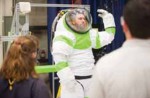 Testing  out the Z-1 prototype (Credits: NASA).