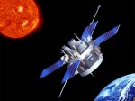 NASA's Advanced Composition Explorer (ACE) observes a wide array of particles that flow toward Earth from the sun to better understand the great space weather system that connects the sun to our planet (Credits: NASA/H. Zell).