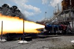 A 2010 test of a solid rocket motor based on space shuttle test equipment at NASA's Marshall Spaceflight Center (Credits: NASA).