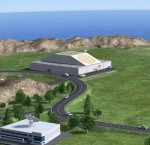 Rendition of ESA's SSA radar facility (Credits: ESA/P. Carrill).