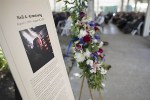 A memorial tribute from the Smithsonian is seen at the entrance of a private memorial service celebrating the life of Neil Armstrong at the Camargo Club in Cincinnati, OH in this August 31, 2012 NASA handout photo. Armstrong, the first man to walk on the moon during the 1969 Apollo 11 mission, died August 25. He was 82. REUTERS/NASA/Bill Ingalls/Handout.