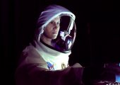 Erin Treadway as astronaut Molly Jennis in Spaceman (Credits: Spaceman/Incubator Arts).
