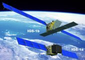 The only pictures available on the web showing the configuration of IGS-1A and 1B satellites appears to be this sketch