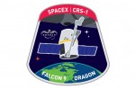 Dragon's mission patch for CRS-1 (Credits: SpaceX).