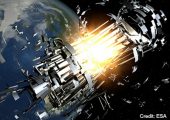 DebriSat will shed light on what happens to satellites that collide in orbit (Credits: ESA).