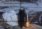 The December 12 launch of UNha-3 carrying satellite Kwanomyonosong-3 (Credits: Korean Central News Agency).