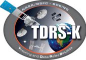 The Tracking and Data Relay Satellite K logo (Credits: NASA)