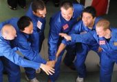 The Mars500 crew.
Study shows that some of the crew experienced lethargy and depression (Credits: BBC).