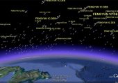 Debris from 2007 ASAT test involving Fengyun satellite  (Credit: news.discovery.com )