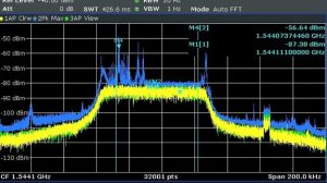 The Galileo SAR signal measured by Redu tracking station.