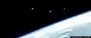 Alleged UFOs near ISS (Credits: 