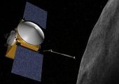 OSIRIS-REx, envisioned approaching 1999 RQ36 (Credits: NASA).