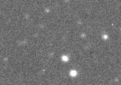 Asteroid 2012 DA14 seen on Feb 14, 2012, one day before its closest approach (Credits: LCOGT Faulkes).