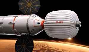 Artist's impression of the spacecraft that will fly to Mars (Credits: Inspiration Mars).