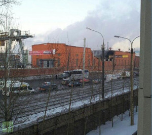 A local zinc factory was the worst-hit, with some of its walls collapsed (Credits: RT.com).