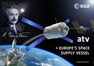 ATV-4, named after Albert Einstein, will be launched to ISS in the next months (Credits: ESA).