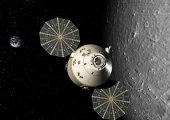 Students will tackle the problem of radiation for astronauts aboard Orion (Credits: NASA).