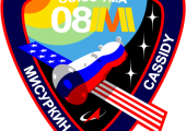 Soyuz TMA-08M mission patch (Credits: SpacePatches.nl)