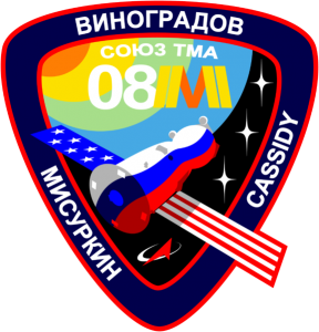 Soyuz TMA-08M mission patch (Credits: SpacePatches.nl)