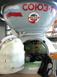 The Soyuz simulator in Star City (Credits: Travelosophy).