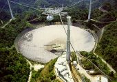 Arecibo radio telescope (Credits: NOAA)