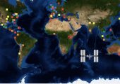 Locations of 2013 Space App Challenge events (Credits: openNASA).