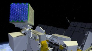 Rendition of the 56 X-ray telescope array that comprises SEXTANT, mounted on ISS (Credits: NASA).