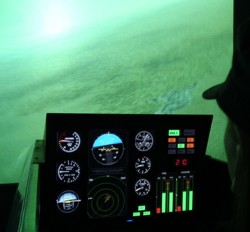 A flight simulator from Black Sky's training curriculum (Credits:Black Sky Training).