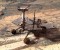 A digitally simulated image of NASA's Opportunity rover in Endurance crater which it surveyed in 2005 (Credits: NASA/Z. Gorjian, K. Kuramura, M. Stetson, E. De Jong).