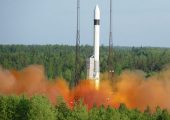 Rockot's liftoff from Plesetsk, Northern Russia (Credits: Eurockot).