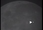 The March 17 lunar impact was equivalent in brightness to a magnitude 4 star (Credits: NASA).