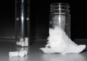 Cella Energy's new hydrogen pellets, in pellet and wool form (Credits: Cella Energy).