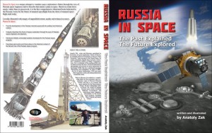 Front anche back cover of Russia in space: The past explained, the future explored (Credits: Anatoly Zak).