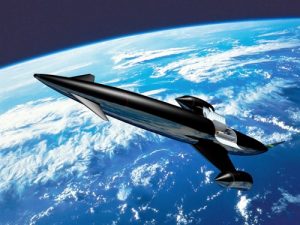 Artist's impression of SKYLON in orbit (Credit: Reaction Engines Ltd).