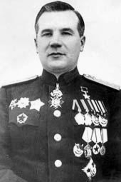 Marshal Mitrofan Ivanovich Nedelin, commander in chief of the Soviet Union's Strategic Rocket Forces (Credits: USSR).