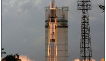 The first operational flight of India’s Geostationary Satellite Launch Vehicle (GSLV)—and its first successful mission—took place in September 2004 and delivered the EDUSAT/GSAT-3 payload into orbit (Credits: ISRO).