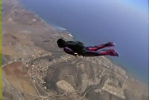 Skydiving over Pyla Cyprus by Josephine Dorado
