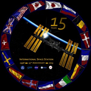 At the end of 2013, the International Space Station celebrated its 15th anniversary of the docking of its first two modules (Credits: NASA).